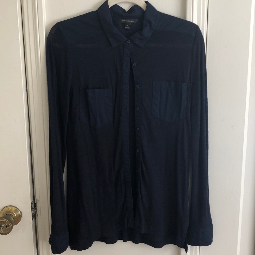 Blue Banana Republic Button up